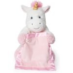 Peluche Unicornio Interactivo con Sonido y Mantita 25cm Bebé