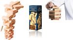 Juego Torre Equilibrio Estilo Jenga 39 Piezas Sólidas de Madera - Imagen 6