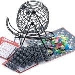 Juego Clásico Bingo Jaula Metalica + 17 Tarjetas Set Deluxe