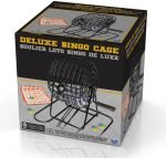 Juego Clásico Bingo Jaula Metalica + 17 Tarjetas Set Deluxe - Imagen 2