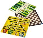 Juego De Mesa Backgammon Pachisi Dama Set 6-Pack Juegos Clásicos - Imagen 4