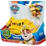 Paw Patrol Rubble Vehículo Básico Bulldozer Y Figura Juguete - Imagen 17