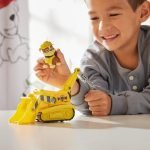 Paw Patrol Rubble Vehículo Básico Bulldozer Y Figura Juguete - Imagen 3