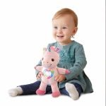 Peluche Unicornio Sonido y Luz Bebe Niña Rosa Interactivo - Imagen 3