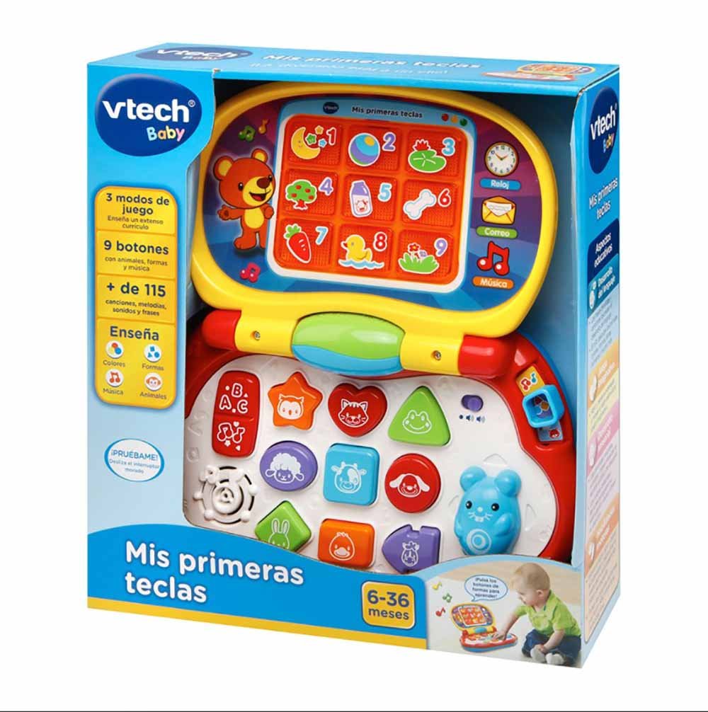 VTEPrimTecNADes.1.jpg Juguete Laptop Interactivo Vtech Bebé con Luces Y Sonido - Imagen 1