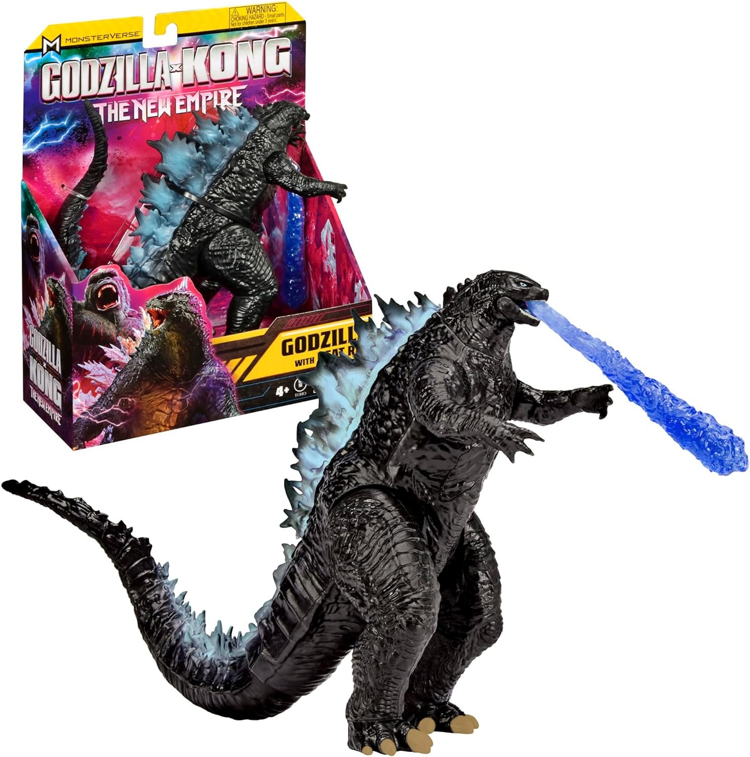 Godzilla_With Heat Ray_Basic Action Figure_6inch.8 Godzilla Vs Kong Juguete Articulado Heat Ray Monsterverse 15cm - Imagen 1